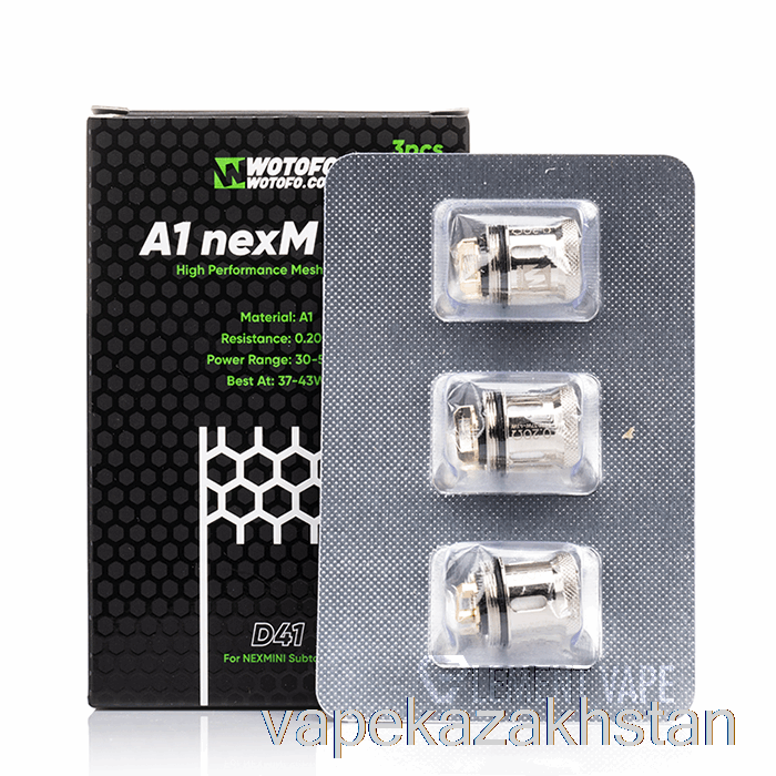 Vape Smoke Wotofo NexMini Replacement Coils 0.2ohm D41 A1 nexMESH Coils